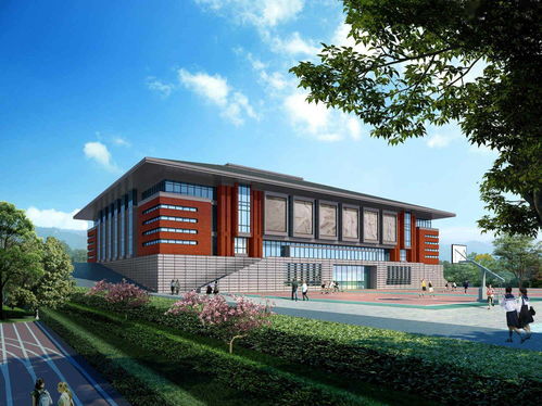 總建面約17萬方,班級數為100班,烏當區洛灣半島地塊一學校效果圖出爐